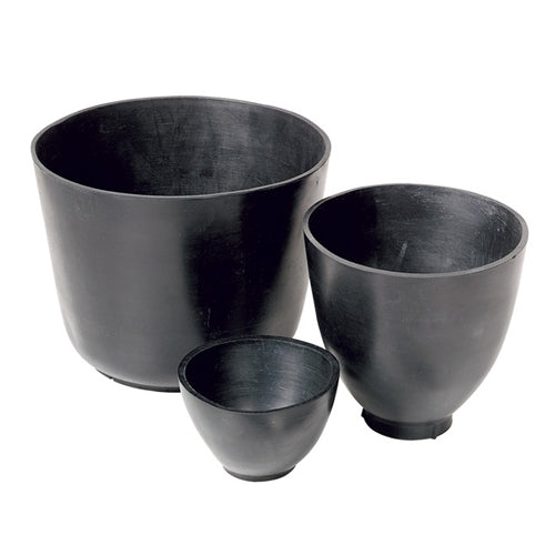 Rubber Mixing Bowls for Investment to prepare for Casting