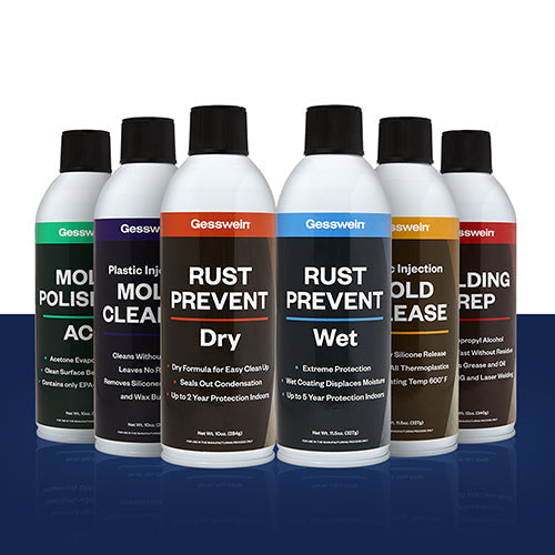 A set of Mold Treatment Sprays used for polishing and maintenance