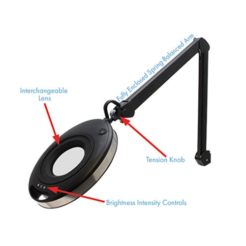 In-X Mag LED Lamp with 2.25X Lens