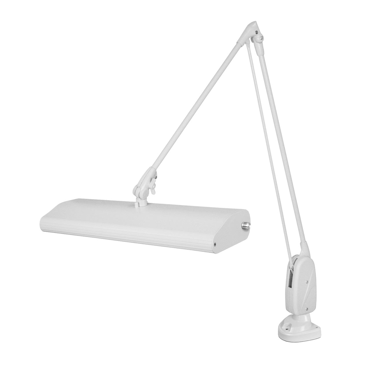 Dazor® Lumilus LED 41" White Clamp Style Lamp